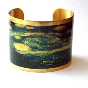 Starry Night Van Gogh cuff bracelet image 4