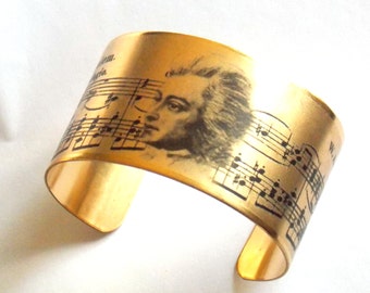 Mozart Piano Music Cuff