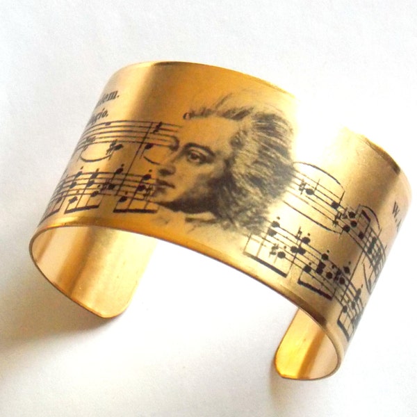 Mozart Piano Music Cuff