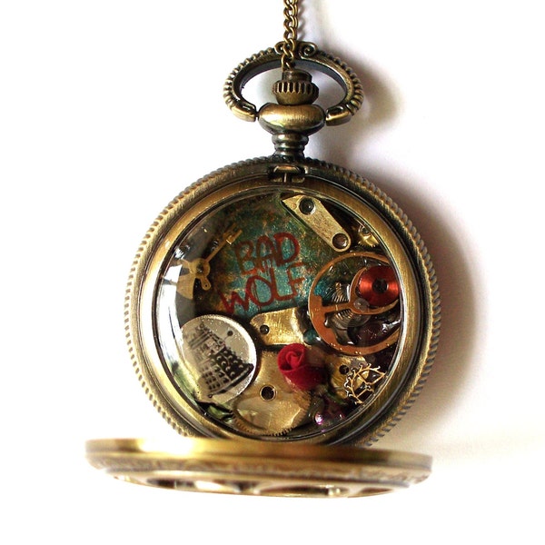 BAD WOLF Pocket Watch Necklace
