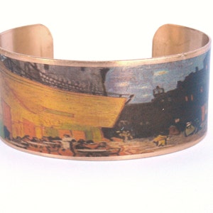 Van Gogh Cafe Terrasse bei Nacht Manschette Armband