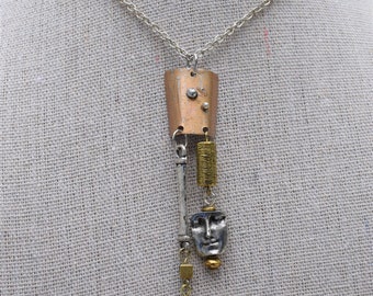 Dreaming of Electric Sheep --Unique Industrial Necklace