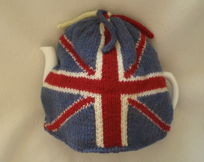 Hand Knitted Union Jack Tea Cosy Etsy