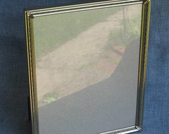 Vintage Picture Frame 8 X 10 Frame With Glass Easel Style Frame Home ...