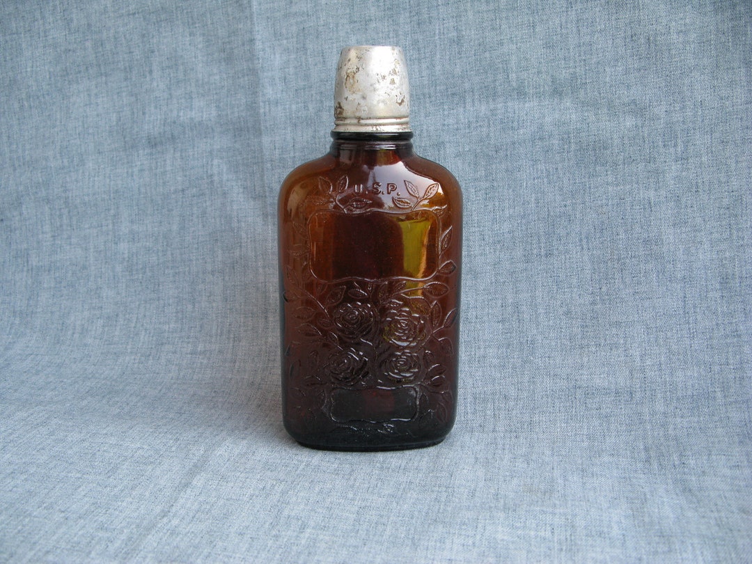 Vintage Prohibition Whiskey Bottle Four Roses W/ Cap Pharmacy - Etsy