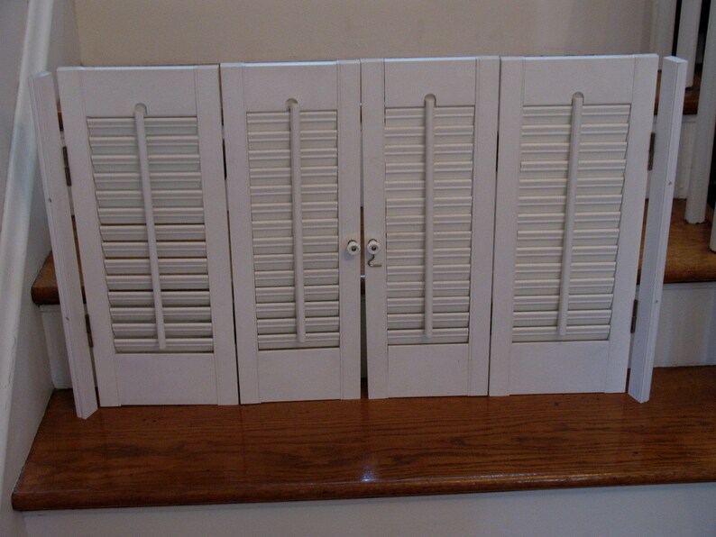 4 Faux Wood Vinyl Shutter Panels Interior Wood Louver Shutters