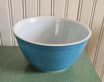 Vintage Pyrex Blue Horizon Nesting Bowl Mixing Bowl #402