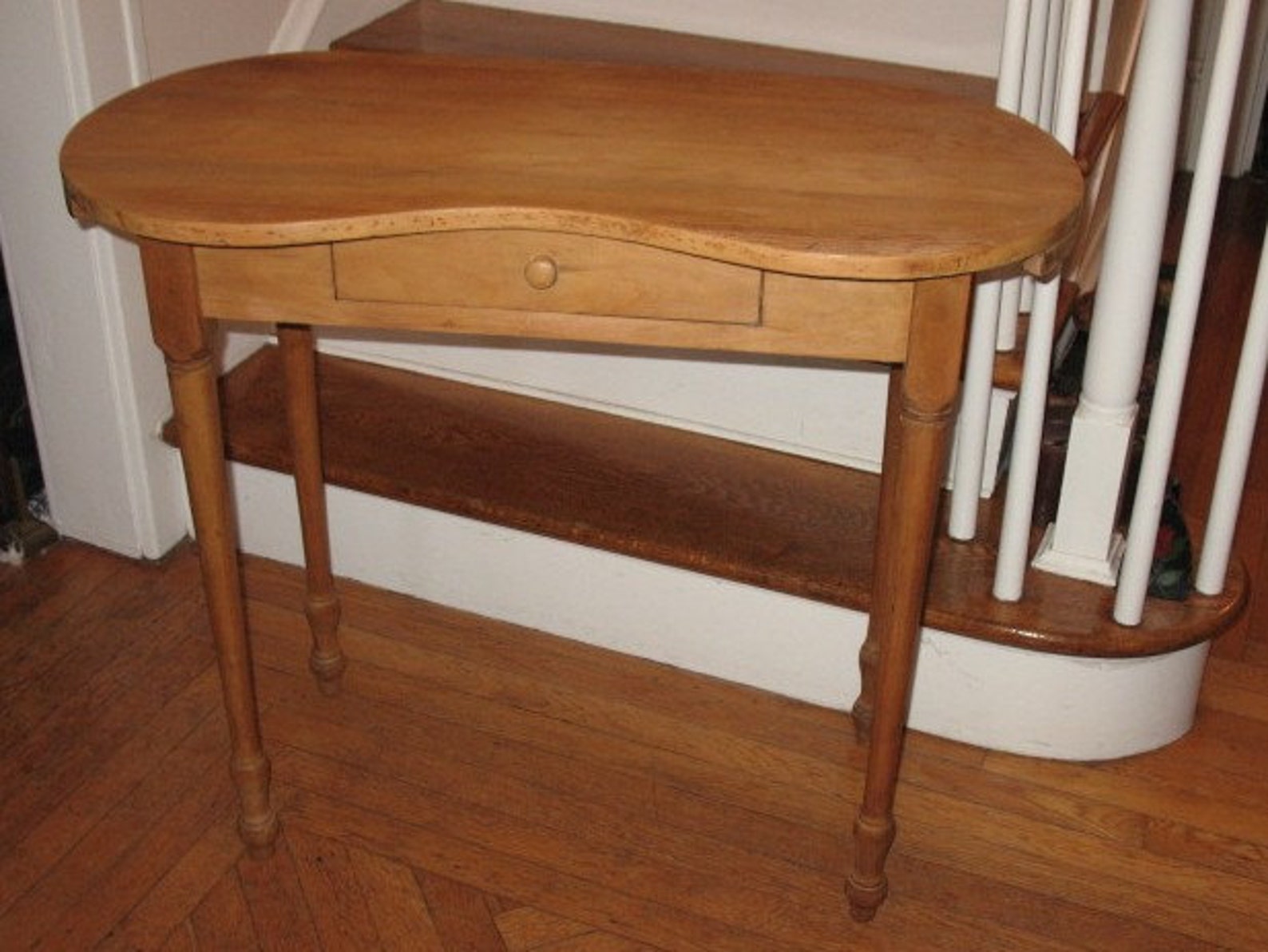 Vintage Kidney Shaped Vanity Table Dressing Table Desk MakeUp Etsy