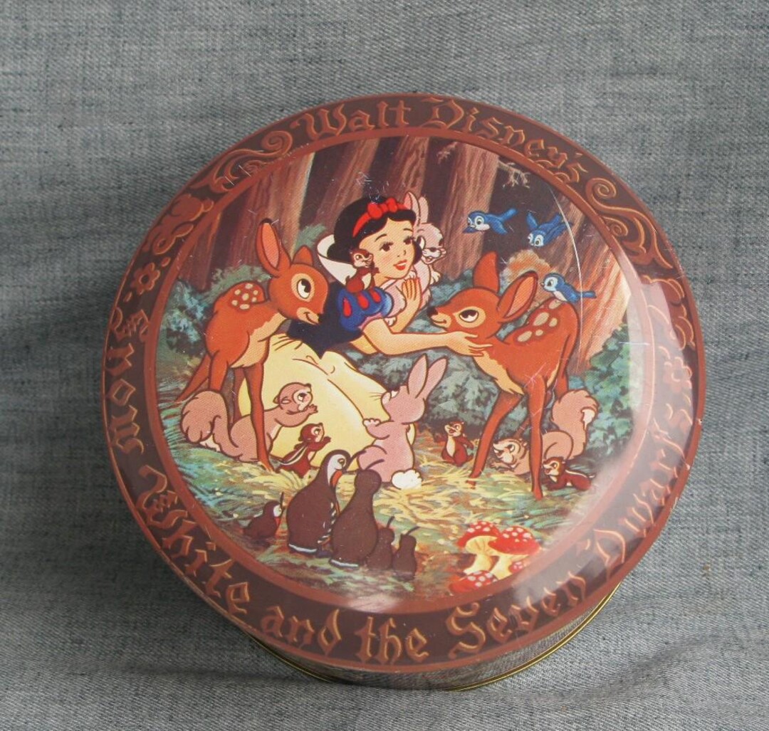 Vintage Walt Disney's Snow White and the Seven Dwarfs Tin Walt Disney ...