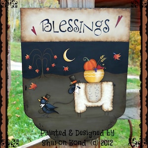 E Pattern - Blessings - LAST NEW Fall design for 2012 - Thanksgiving - Designed & Painted by Sharon Bond - FAAP