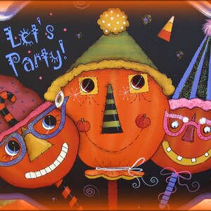 E PATTERN Let's Party FuN & FuNkY Pumpkins Designed by Terrye French and Painted by Sharon Bond FAAP image 3