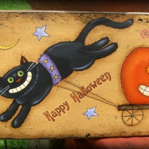 E PATTERN Halloween Joy Ride Designed & Painted by Me, Sharon B. Fun design image 3