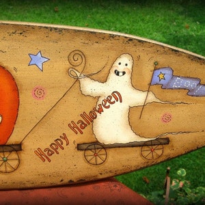 E PATTERN Halloween Joy Ride Designed & Painted by Me, Sharon B. Fun design image 4