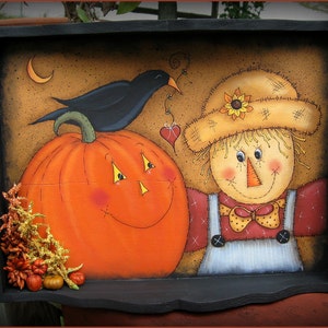 E PATTERN Sweet Harvest Pals NEW Fall design by Terrye French Painted by Sharon Bond FAAP image 3