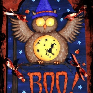 E PATTERN Boo Hoot Witchy Owl Fun for Halloween Designed & Painted by me, Sharon Bond image 3