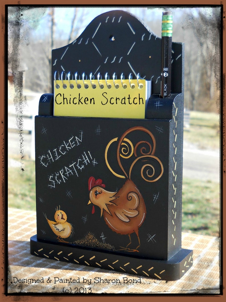 E PATTERN - Chicken Scratch - New - Cute Year Round Design - by Sharon ...