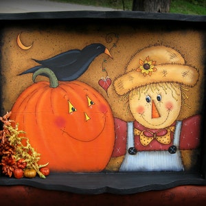 E PATTERN Sweet Harvest Pals NEW Fall design by Terrye French Painted by Sharon Bond FAAP image 2