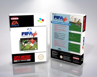 Fifa Soccer 96 SNES PAL Reproduction Cover Art - Custom UGC Insert