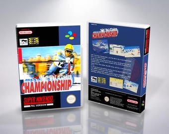 Val'disere Championship SNES PAL Reproduction Cover Art - Custom UGC Insert