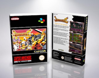 Breath Of Fire 2 SNES PAL Reproduction Cover Art - Custom UGC Insert