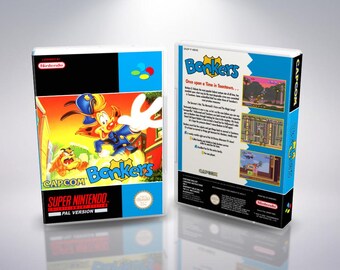 Bonkers SNES PAL Reproduction Cover Art - Custom UGC Insert