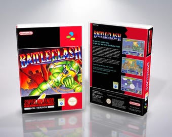 Battle Clash SNES PAL Reproduction Cover Art - Custom UGC Insert