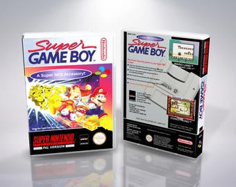 Super Game Boy SNES PAL Reproduction Cover Art - Custom UGC Insert