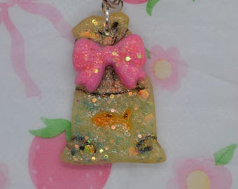 fish bag charm