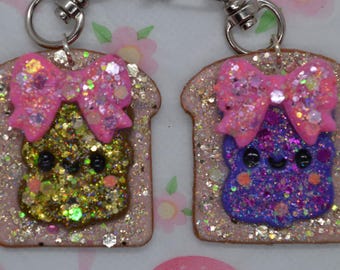PB&J grape charm duo