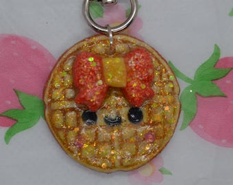 Kawaii Waffle Charm