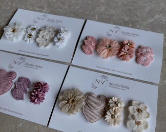 Juego de 4 pinzas para el pelo antideslizantes