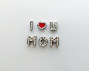 I Heart Love You Mom Mother’s Day Croc Shoe Charm