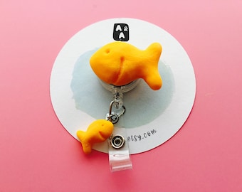 Special Edition / Mother's Day! /  Mommy & Me / Mother Daughter Baby / Fish Badge Reel ID Holder