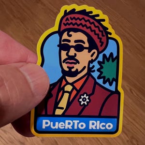 Puerto Rico Bad Bunny Sticker
