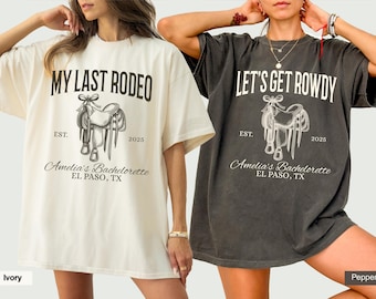 Custom Last Rodeo Bachelorette Party Shirts, Western Bach Bridesmaid Gift, Same Cowboy Forever Bach Comfort Colors, Texas Bachelorette