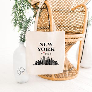 New York Tote Bag/Polyester Travel Tote