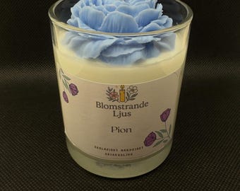 Candela profumata fatta a mano