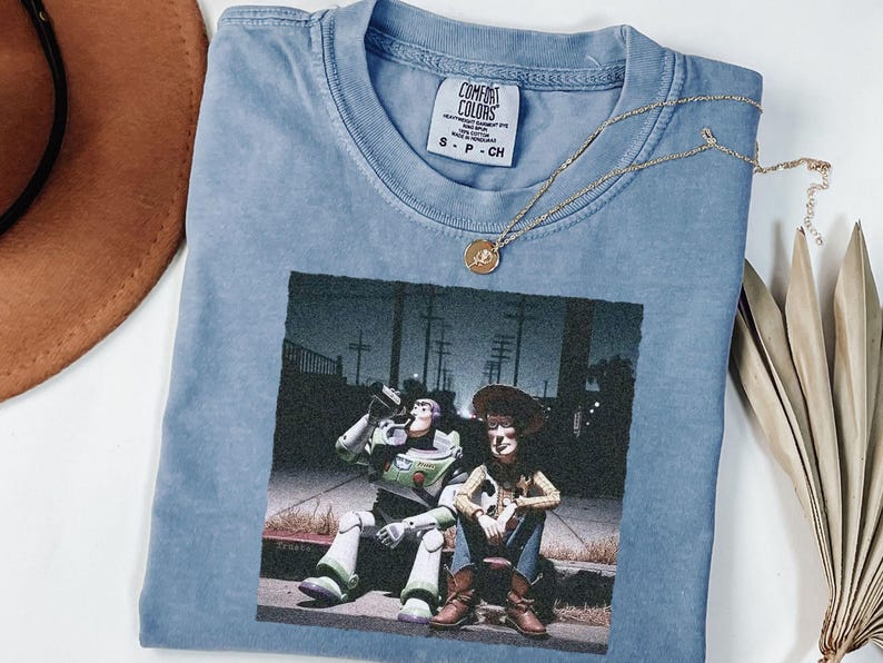 Vintage Funny Toy Story Woody Buzz Lightyear Shirt, Comfort Colors Disney Toy Story Tee, Disney Trip Family Matching Shirt image 10