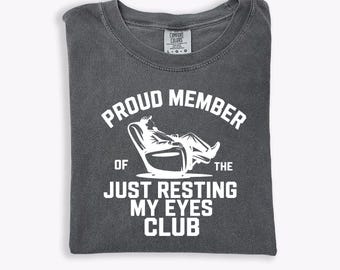 Funny Dad Shirt, Just Resting My Eyes Shirt for Dad Gift for Dad