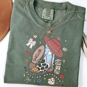 Vintage I Knew It I Knew You Shirt, TS and Toy Story 5 Friendship Shirt, Woody Buzz Lightyear Tee, Disneyland Toy Story Family Matching Tees zdjęcie 6