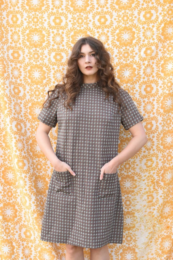Gray Shift Dress