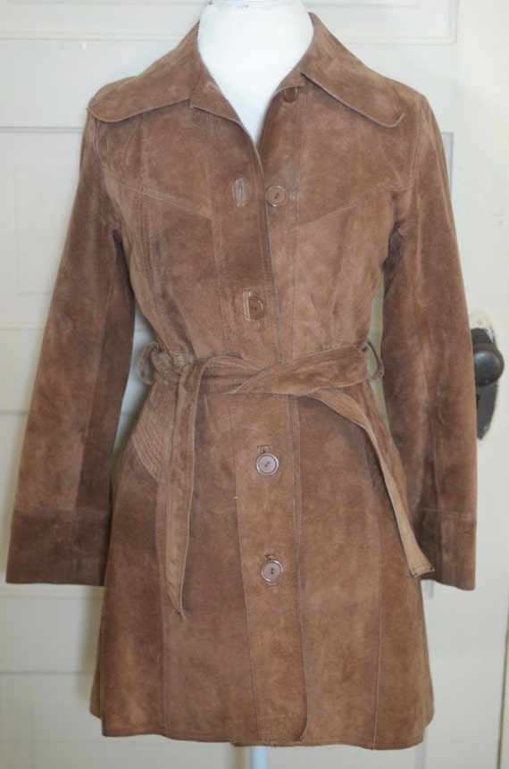 Suede Trench