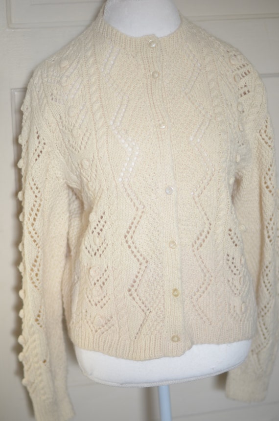 Hand Knit Cardigan - image 5