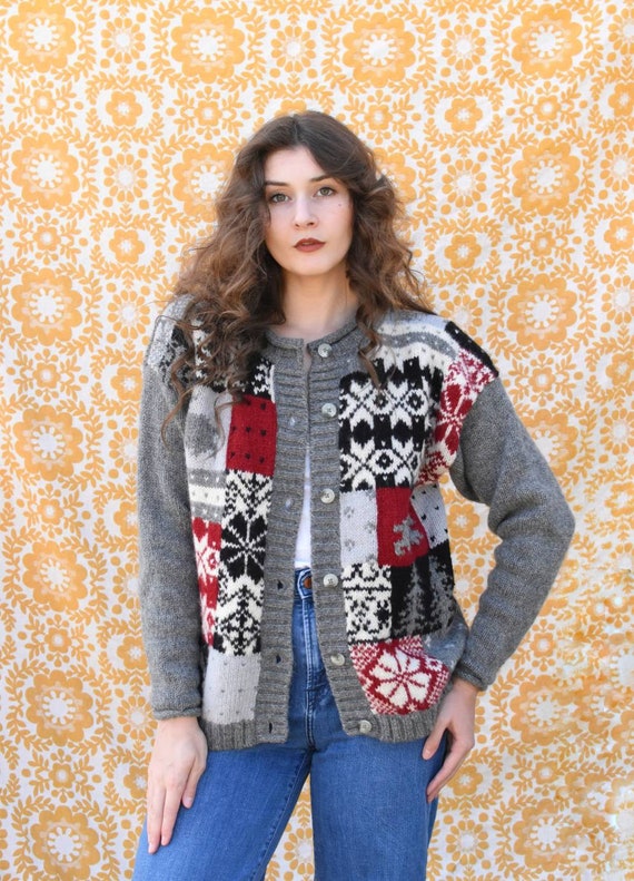 Patchwork Cardigan