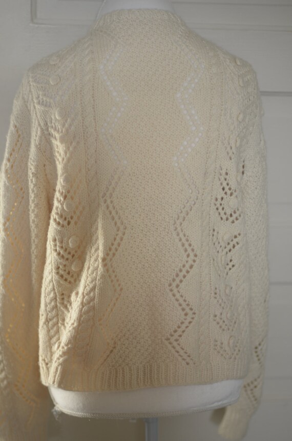 Hand Knit Cardigan - image 7