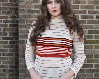 Striped Turtleneck