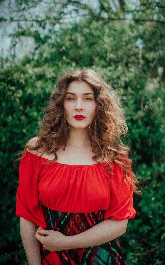 Plaid Maxi Dress - image 3