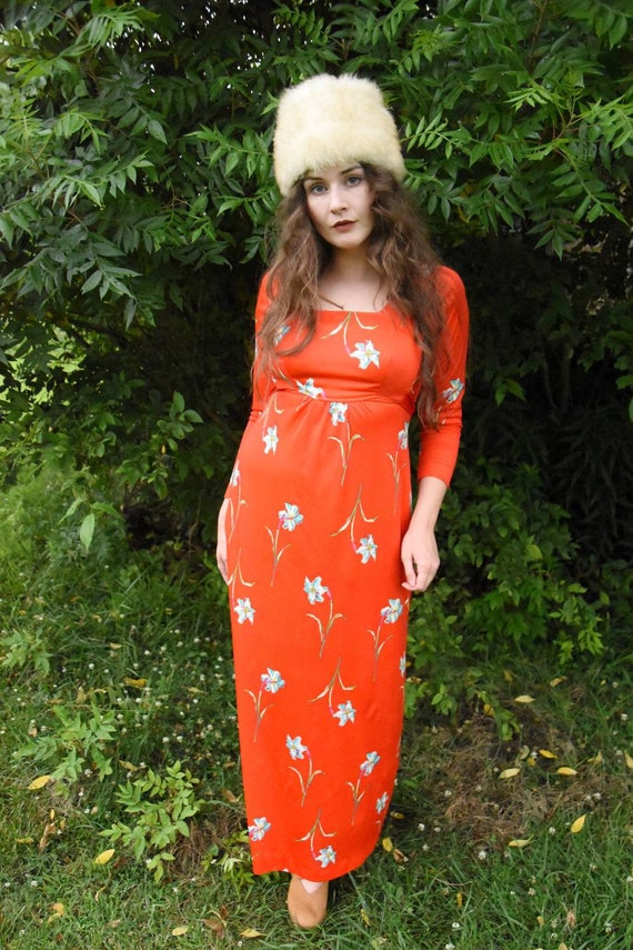 Red Hot Maxi Dress