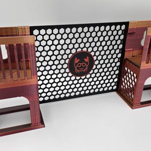 Muro de escalada de doble torre con cangrejo ermitaño: decoración personalizada para acuarios