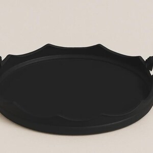 Vintage Baroque Gothic Oval Tray with Handles 3d Model, 3D Printing file